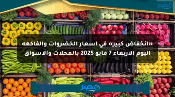 «انخفاض كبير» في أسعار الخضروات والفاكهة اليوم الأربعاء 7 مايو 2025 بالمحلات والأسواق